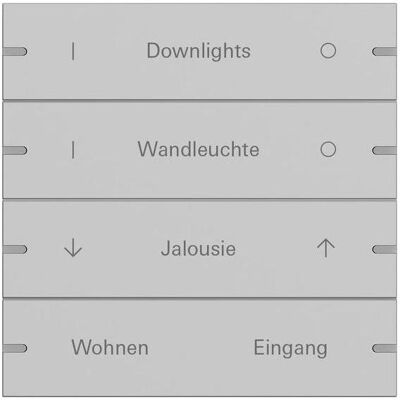 GIRA - 5034915 - Gris - Mat - Pushbutton set - Publicité GIRA - 5034915 - Gris - Mat - Pushbutton set - Publicité