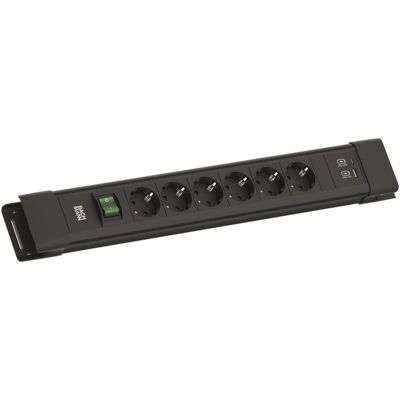 Bachmann, Multiprise, CONNECTUS 6xCEE7/31xSchalter 1xUSB A/C 22W 2.0m CEE7/7 Schwarz (6x, CEE 7/3, CEE 7/7, Type 15, 2 m) - Publicité Bachmann, Multiprise, CONNECTUS 6xCEE7/31xSchalter 1xUSB A/C 22W 2.0m CEE7/7 Schwarz (6x, CEE 7/3, CEE 7/7, Type 15, 2 m) - Publicité