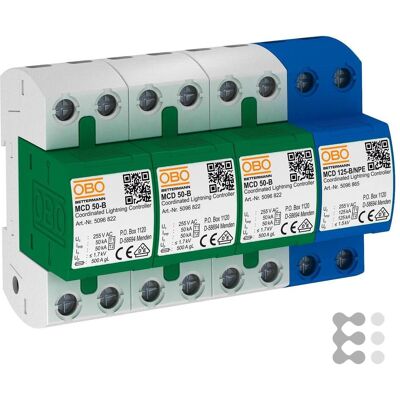 OBO Bettermann, Protection contre les surtensions, OBO CoordinatedLightningController MCD 50B/3 1 - Publicité OBO Bettermann, Protection contre les surtensions, OBO CoordinatedLightningController MCD 50B/3 1 - Publicité