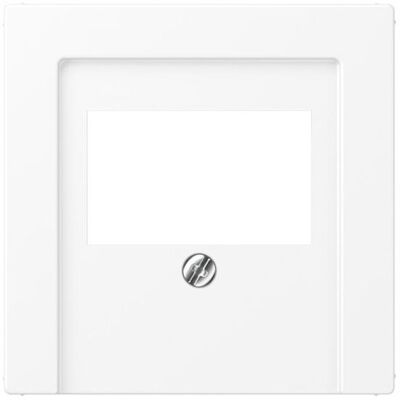 JUNG A569BFPLTWWM Plaque de couverture blanche pour prise TAE - Switch Cover Plate - Publicité JUNG A569BFPLTWWM Plaque de couverture blanche pour prise TAE - Switch Cover Plate - Publicité