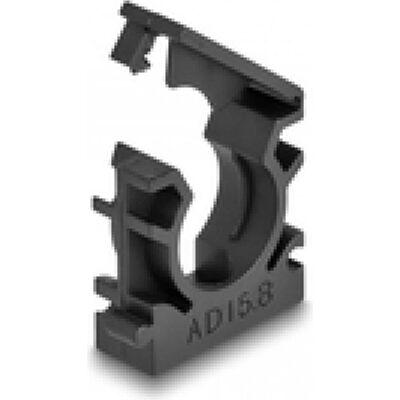 Delock, Goulotte passe-câbles, Support de gaine de câble 15.8 mm, 8 pièces, noir (Gaines pour câbles, 3 cm) - Publicité Delock, Goulotte passe-câbles, Support de gaine de câble 15.8 mm, 8 pièces, noir (Gaines pour câbles, 3 cm) - Publicité