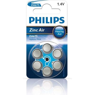 Philips ZA675B6A/00 (6 pcs, AA, 630 mAh), Batteries + piles - Publicité Philips ZA675B6A/00 (6 pcs, AA, 630 mAh), Batteries + piles - Publicité