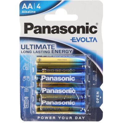 Panasonic Evolta (4 pcs, AA), Batteries + piles - Publicité Panasonic Evolta (4 pcs, AA), Batteries + piles - Publicité