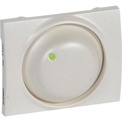 Legrand Interrupteurs éclairage + volets électriques, Couvercle variateur 600W/VA Galea titanium 771170 - Publicité Legrand Interrupteurs éclairage + volets électriques, Couvercle variateur 600W/VA Galea titanium 771170 - Publicité
