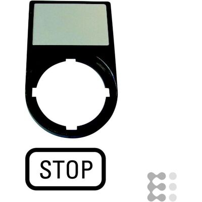 Eaton Support avec étiquette STOP, Automatisation - Publicité Eaton Support avec étiquette STOP, Automatisation - Publicité