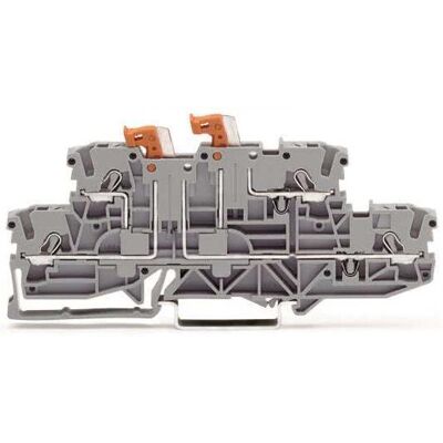 Wago 2002-2951 Doppelstock- Doppeltrennklemme, Accessoires électroniques + boîtier, Gris - Publicité Wago 2002-2951 Doppelstock- Doppeltrennklemme, Accessoires électroniques + boîtier, Gris - Publicité