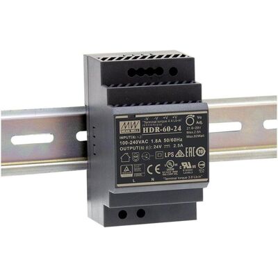 MeanWell, Distributeur de courant mobile, Alimentation - 1 Sortie - 32.5 W - 5 V - 6.5 A - Montage Sur Rail DIN - Pour Usage Industriel - Publicité MeanWell, Distributeur de courant mobile, Alimentation - 1 Sortie - 32.5 W - 5 V - 6.5 A - Montage Sur Rail DIN - Pour Usage Industriel - Publicité