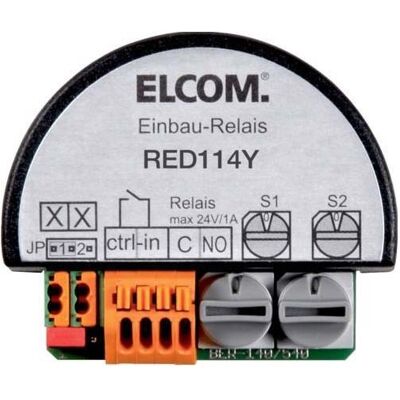 Elcom RED114Y Relais de commutation 2 fils UP, Relai - Publicité Elcom RED114Y Relais de commutation 2 fils UP, Relai - Publicité