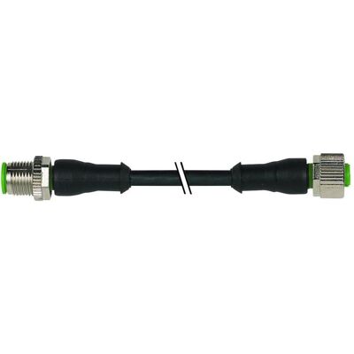 Murr Elektronik Connecteur femelle M12 sur connecteur femelle M12 PUR-OB 4x0.34 UL, CSA + remorquage. 1m, Câble + prise électronique, Noir - Publicité Murr Elektronik Connecteur femelle M12 sur connecteur femelle M12 PUR-OB 4x0.34 UL, CSA + remorquage. 1m, Câble + prise électronique, Noir - Publicité