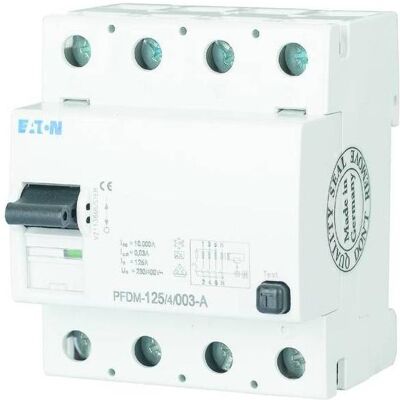 Eaton, Disjoncteur, Interrupteur différentiel, 100A, 4p, 30mA, type G 104383 - Publicité Eaton, Disjoncteur, Interrupteur différentiel, 100A, 4p, 30mA, type G 104383 - Publicité