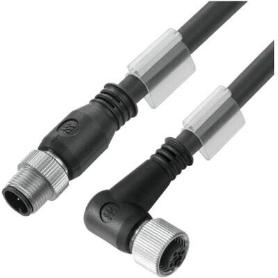 Weidmüller SAIL-M12GM12W-5S40U, Câble + prise électronique, Noir - Publicité Weidmüller SAIL-M12GM12W-5S40U, Câble + prise électronique, Noir - Publicité