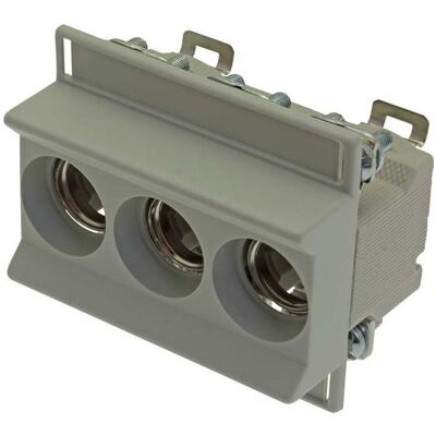 Eaton, Fusible, Socle fusible, basse tension, 63 A, AC 400 V, D02, 3P, IEC, montage sur rail DIN, convient pour (63 A) - Publicité Eaton, Fusible, Socle fusible, basse tension, 63 A, AC 400 V, D02, 3P, IEC, montage sur rail DIN, convient pour (63 A) - Publicité