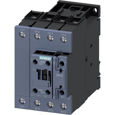 Siemens 3RT2337-1NB30 - Contacteur - 110A, 20-33VAC/DC, 4S, AC/DC - Publicité Siemens 3RT2337-1NB30 - Contacteur - 110A, 20-33VAC/DC, 4S, AC/DC - Publicité