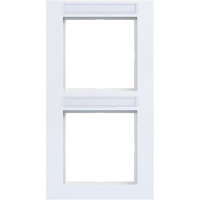 Hager, Accessoires Gamme d'interrupteurs, WAD6203WG - Publicité Hager, Accessoires Gamme d'interrupteurs, WAD6203WG - Publicité