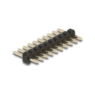 Delock Connecteur mâle 10 broches, pas de 2,54 mm, 2 rangées, droit, 5 pièces, Câble + prise électronique, Noir - Publicité Delock Connecteur mâle 10 broches, pas de 2,54 mm, 2 rangées, droit, 5 pièces, Câble + prise électronique, Noir - Publicité