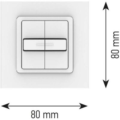 somfy 1800537 Bouton-poussoir double pour 2 moteurs, Bouton + interrupteur, Blanc - Publicité somfy 1800537 Bouton-poussoir double pour 2 moteurs, Bouton + interrupteur, Blanc - Publicité