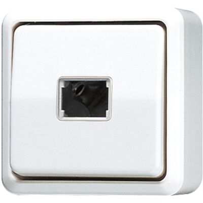 Jung 633AWW - Module à bouton-poussoir - Blanc - Publicité Jung 633AWW - Module à bouton-poussoir - Blanc - Publicité