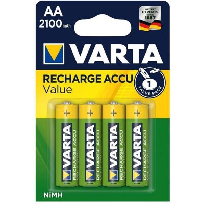 Varta 56616 Pile rechargeable AA - 2100mAh - Publicité Varta 56616 Pile rechargeable AA - 2100mAh - Publicité