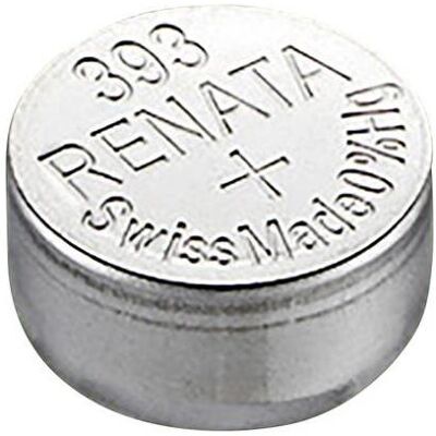 Renata SR48 Compatible courant fort Pile bouton 393 oxyde d'argent 80 mAh 1.55 V 1 pc (1 pcs, 80 mAh), Batteries + piles - Publicité Renata SR48 Compatible courant fort Pile bouton 393 oxyde d'argent 80 mAh 1.55 V 1 pc (1 pcs, 80 mAh), Batteries + piles - Publicité