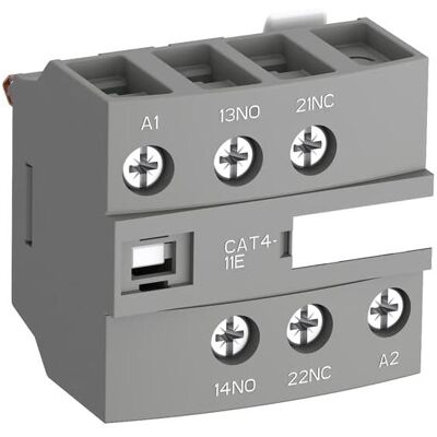 ABB Relais - CAT4-11M Bloc de Contacteurs auxiliaires - 1NO 1NC - 230V AC - Publicité ABB Relais - CAT4-11M Bloc de Contacteurs auxiliaires - 1NO 1NC - 230V AC - Publicité
