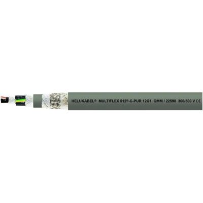 Helukabel, Câble électrique, MULTIFLEX 512-C-PUR, Niederspannungskabel, Grau, Polypropylen, 7,5 mm, Polypropy (100 m) - Publicité Helukabel, Câble électrique, MULTIFLEX 512-C-PUR, Niederspannungskabel, Grau, Polypropylen, 7,5 mm, Polypropy (100 m) - Publicité