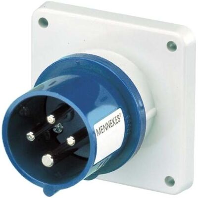 Mennekes, Prise + connecteur, MEN 837 16A4P 9H230V Fiche de montage IP44 (CEI 60309) - Publicité Mennekes, Prise + connecteur, MEN 837 16A4P 9H230V Fiche de montage IP44 (CEI 60309) - Publicité
