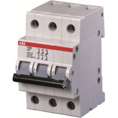 ABB E203/125G Interrupteur 3 pôles - 125A - Publicité ABB E203/125G Interrupteur 3 pôles - 125A - Publicité