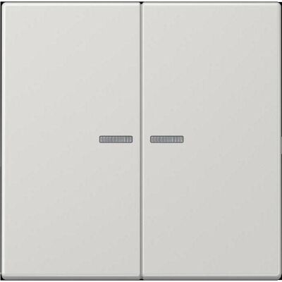 JUNG, Interrupteurs éclairage + volets électriques, BTLS17102LG HOME Bouton-poussoir double - Publicité JUNG, Interrupteurs éclairage + volets électriques, BTLS17102LG HOME Bouton-poussoir double - Publicité