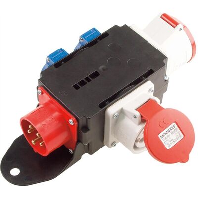 Bachmann, Prise de courant, Adaptateur CEE CEE plug 16A 1x16A5p400V 1x32A5p400v 2protectors - Publicité Bachmann, Prise de courant, Adaptateur CEE CEE plug 16A 1x16A5p400V 1x32A5p400v 2protectors - Publicité