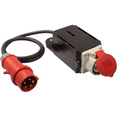 Bachmann, Distributeur de chantier, inrush current limiteur 16A 3Ph H07RN-F 5G1.5 with CEE-plug 400V (1x, CEE 16/5) - Publicité Bachmann, Distributeur de chantier, inrush current limiteur 16A 3Ph H07RN-F 5G1.5 with CEE-plug 400V (1x, CEE 16/5) - Publicité