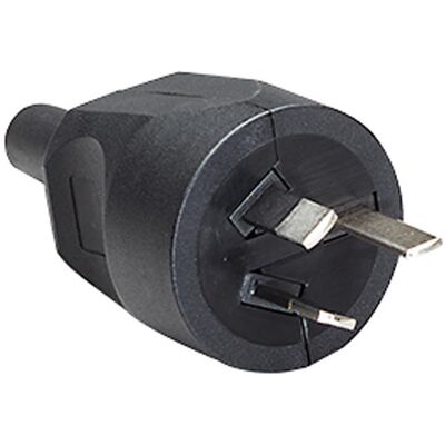 Bachmann, Prise + connecteur, safety plug Australia 10A/250V black - Publicité Bachmann, Prise + connecteur, safety plug Australia 10A/250V black - Publicité
