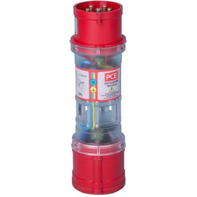 PCE, Prise + connecteur, 9434151 Fiche de mesure d'intensité avec variateur. 16A IP44 - Publicité PCE, Prise + connecteur, 9434151 Fiche de mesure d'intensité avec variateur. 16A IP44 - Publicité