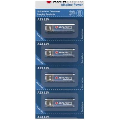 AGFAPHOTO pile alcaline 12V, LRV08-23A-LR23A, blister 5pcs (5 pcs, A23), Batteries + piles - Publicité AGFAPHOTO pile alcaline 12V, LRV08-23A-LR23A, blister 5pcs (5 pcs, A23), Batteries + piles - Publicité