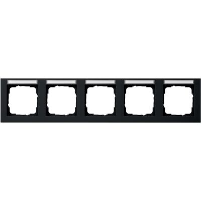 GIRA 109509 - Cadre de couverture - Noir - Convient pour montage encastré - Publicité GIRA 109509 - Cadre de couverture - Noir - Convient pour montage encastré - Publicité