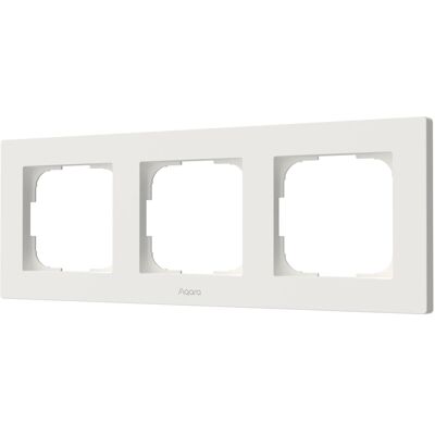 Aqara, Accessoires Gamme d'interrupteurs, Switch Frame H2 EU (3-gang) White - Publicité Aqara, Accessoires Gamme d'interrupteurs, Switch Frame H2 EU (3-gang) White - Publicité