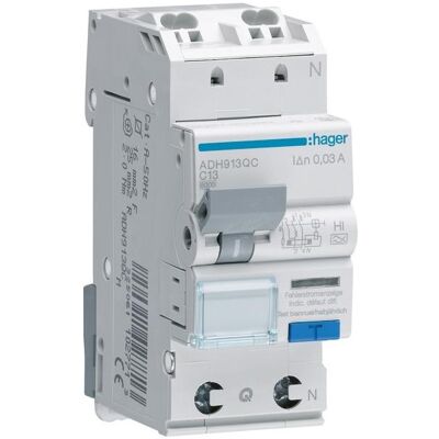 Hager, Disjoncteur, ADH913QC - Publicité Hager, Disjoncteur, ADH913QC - Publicité
