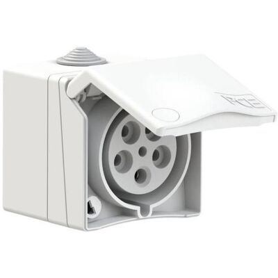 PCE, Prise de courant, CEE - PRISE AP 32A 5P 6H / 875-6V IP 44 875-6V - Publicité PCE, Prise de courant, CEE - PRISE AP 32A 5P 6H / 875-6V IP 44 875-6V - Publicité