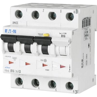 Eaton 170957 Disjoncteur différentiel 4 pôles - Commutateur de protection - Publicité Eaton 170957 Disjoncteur différentiel 4 pôles - Commutateur de protection - Publicité