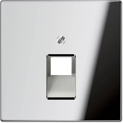 JUNG, Accessoires Gamme d'interrupteurs, Plaque centrale UAE/IAE 1f LS chr glz GCR2969-1UA - Publicité JUNG, Accessoires Gamme d'interrupteurs, Plaque centrale UAE/IAE 1f LS chr glz GCR2969-1UA - Publicité