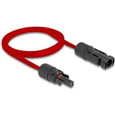 Delock, Accessoires pour groupes électrogènes, DL4 Câble solaire plat mâle/femelle 1 m rouge (Câble solaire) - Publicité Delock, Accessoires pour groupes électrogènes, DL4 Câble solaire plat mâle/femelle 1 m rouge (Câble solaire) - Publicité