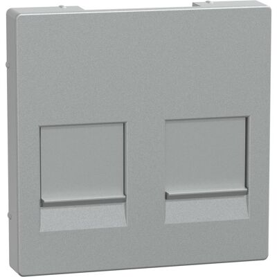 Merten, Accessoires Gamme d'interrupteurs, Plaque centrale pour Modular Jack double avec MEG4562-0460 - Publicité Merten, Accessoires Gamme d'interrupteurs, Plaque centrale pour Modular Jack double avec MEG4562-0460 - Publicité