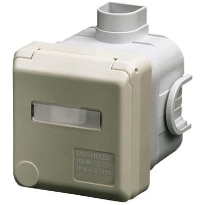 Mennekes, Prise de courant, MEN 4975 16A2P+E 230V Prise encastrée SCHUKO Cepex IP44 - Publicité Mennekes, Prise de courant, MEN 4975 16A2P+E 230V Prise encastrée SCHUKO Cepex IP44 - Publicité