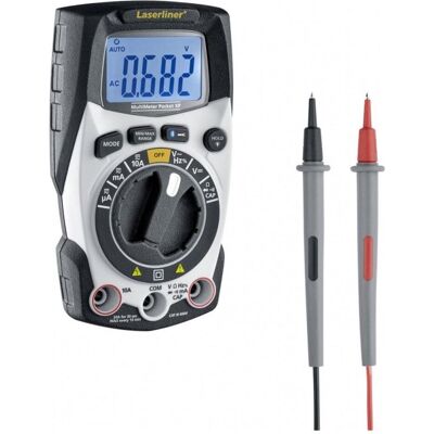 Laserliner, Multimètre, MultiMeter Pocket XP (CAT III 600V, CAT IV 600V, Multimètre portable) - Publicité Laserliner, Multimètre, MultiMeter Pocket XP (CAT III 600V, CAT IV 600V, Multimètre portable) - Publicité