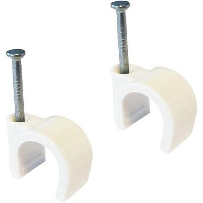 Okko, Porte-câbles, Cable clip, NC-2025, 20 - 25 mm, white, 20 pcs - Publicité Okko, Porte-câbles, Cable clip, NC-2025, 20 - 25 mm, white, 20 pcs - Publicité