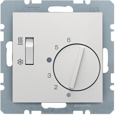 Berker Régulateur de température ambiante 20291909, Thermostat, Blanc - Publicité Berker Régulateur de température ambiante 20291909, Thermostat, Blanc - Publicité