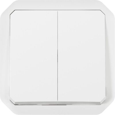 Legrand 069625L, Bouton + interrupteur, Blanc - Publicité Legrand 069625L, Bouton + interrupteur, Blanc - Publicité