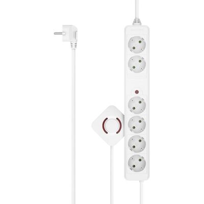 Hama Multiprise, 00223141 Bloc multiprise intelligent 6 sorties CA 3 m (6x, CEE 7/4, 3 m) - Publicité Hama Multiprise, 00223141 Bloc multiprise intelligent 6 sorties CA 3 m (6x, CEE 7/4, 3 m) - Publicité
