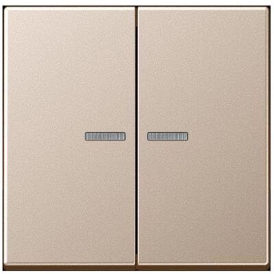 JUNG, Interrupteurs éclairage + volets électriques, BTA17102CH HOME Bouton-poussoir double - Publicité JUNG, Interrupteurs éclairage + volets électriques, BTA17102CH HOME Bouton-poussoir double - Publicité