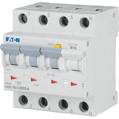 Eaton, Disjoncteur, mRB6-16/3N/B/03-A - Publicité Eaton, Disjoncteur, mRB6-16/3N/B/03-A - Publicité