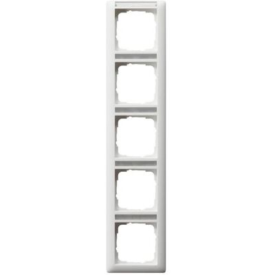 Gira, Accessoires Gamme d'interrupteurs, Cadre de finition 5f abaissé BSF Standard 55 111527 - Publicité Gira, Accessoires Gamme d'interrupteurs, Cadre de finition 5f abaissé BSF Standard 55 111527 - Publicité